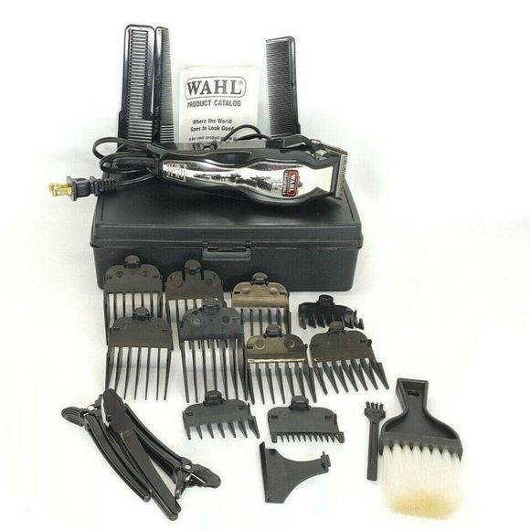 Wahl Grooming Wahladjustable Hair Clippers Attachments Black W